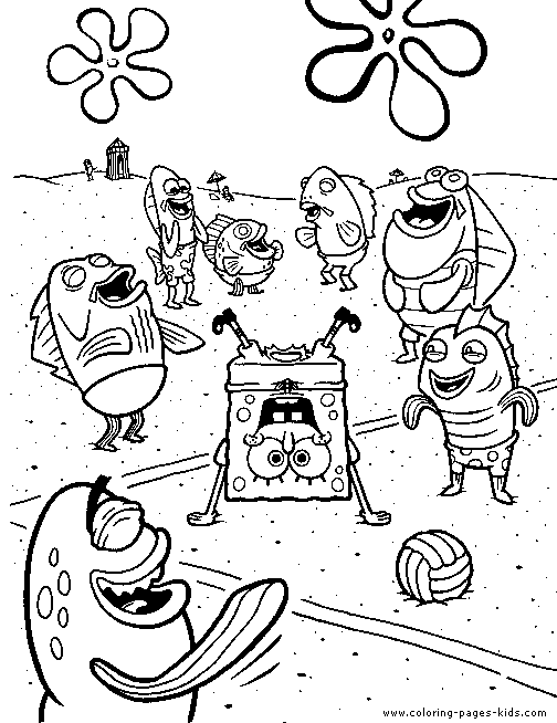 Spongebob color page, cartoon characters coloring pages, color plate, coloring sheet,printable coloring picture