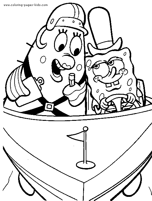 Spongebob color page, cartoon characters coloring pages, color plate, coloring sheet,printable coloring picture