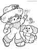 Strawberry Shortcake colouring page