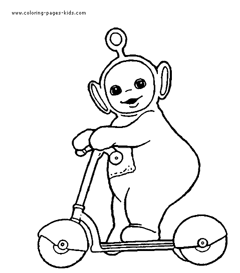 Teletubbies color page, cartoon characters coloring pages, color plate, coloring sheet,printable coloring picture