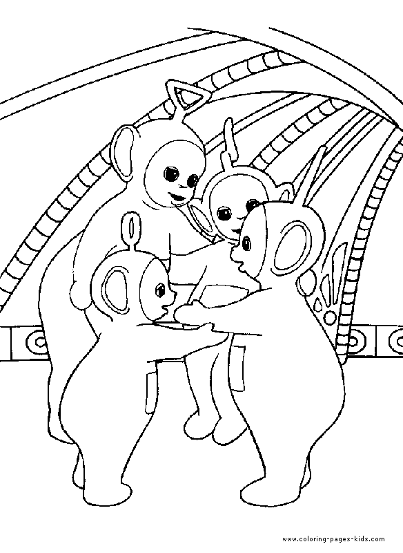 Teletubbies color page, cartoon characters coloring pages, color plate, coloring sheet,printable coloring picture