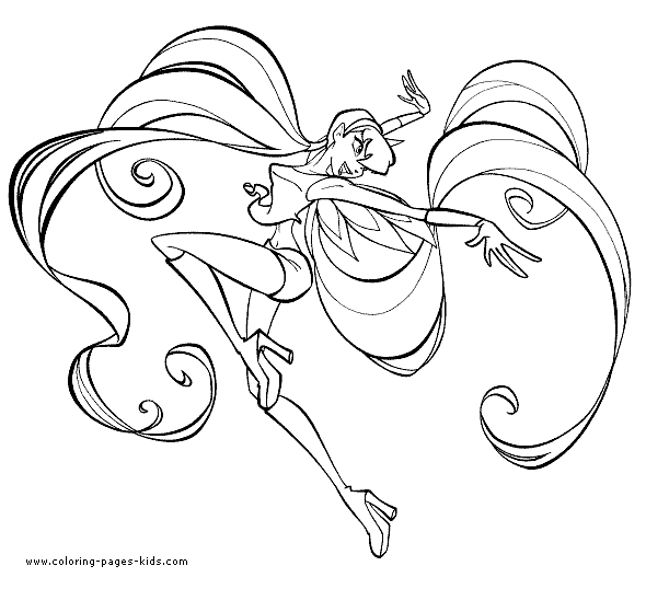 Winx Club Roxy Coloring Pages Clip Art Library Images