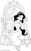 Princess Jasmine coloring sheet