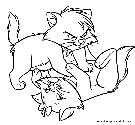 aristocats, disney coloring pages, color plate, coloring sheet,printable coloring picture