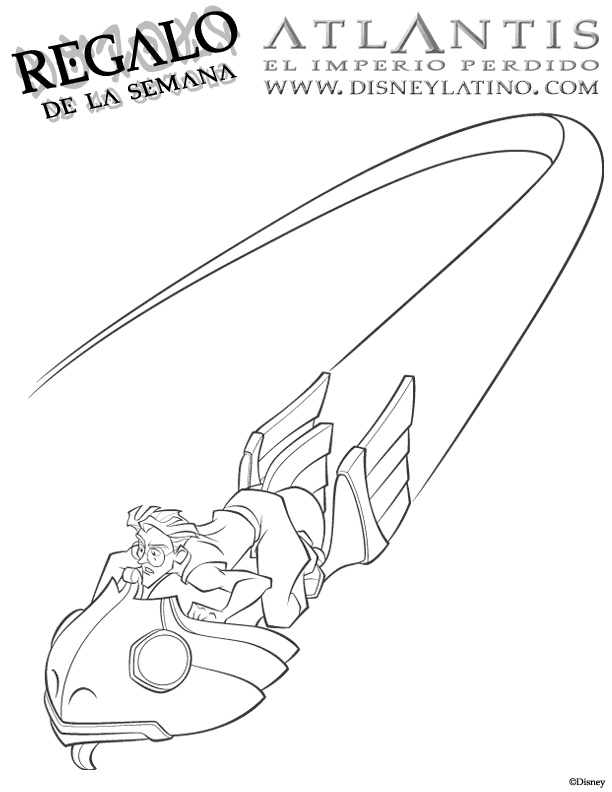 Atlantis coloring page, disney coloring pages, color plate, coloring sheet,printable coloring picture