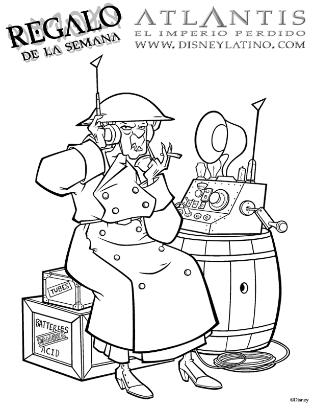 Wilhelmina Bertha Packard, Atlantis coloring page, disney coloring pages, color plate, coloring sheet,printable coloring picture