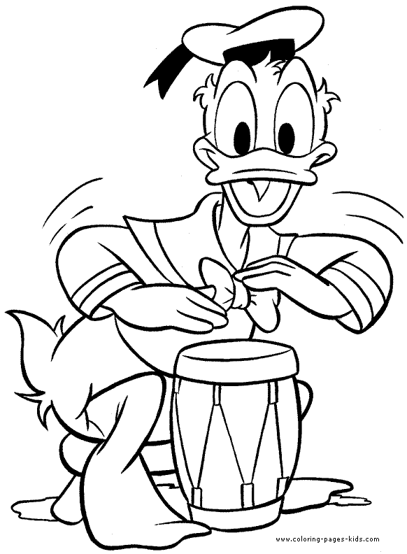 Donald Duck color page, disney coloring pages, color plate, coloring sheet,printable coloring picture