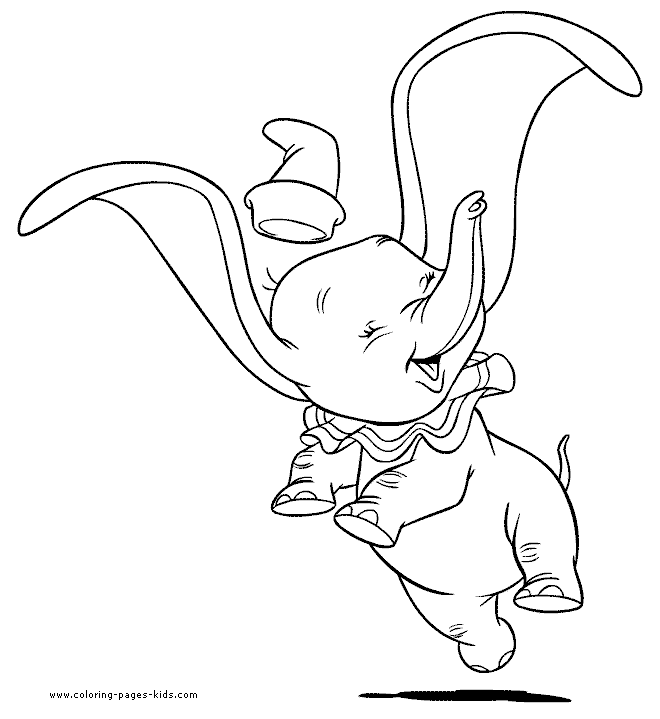 Dumbo color page, disney coloring pages, color plate, coloring sheet,printable coloring picture