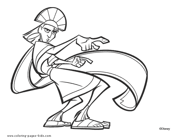 Kuzco the Emperor, The Emperor's New Groove color page, disney coloring pages, color plate, coloring sheet,printable coloring picture