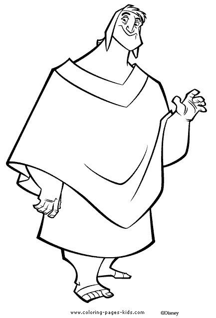 Pacha the Peasant, The Emperor's New Groove color page, disney coloring pages, color plate, coloring sheet,printable coloring picture