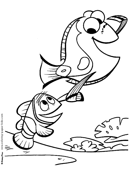 finding nemo coloring page, disney coloring pages, color plate, coloring sheet,printable coloring picture