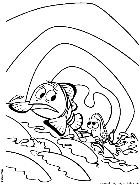 finding nemo coloring page, disney coloring pages, color plate, coloring sheet,printable coloring picture