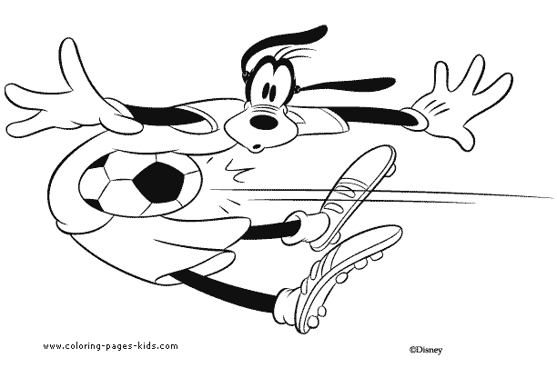 goofy color page, disney coloring pages, color plate, coloring sheet,printable coloring picture