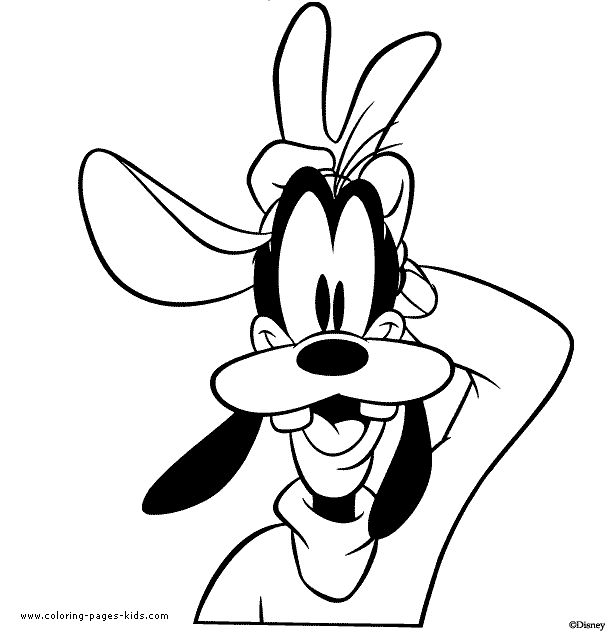 goofy color page, disney coloring pages, color plate, coloring sheet,printable coloring picture