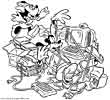 Goofy colouring pages