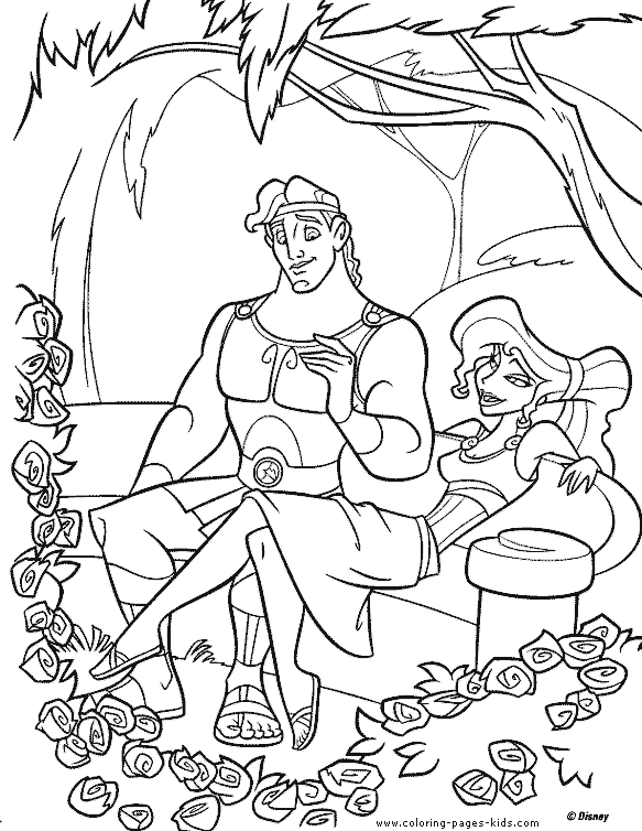 Hercules color page, disney coloring pages, color plate, coloring sheet,printable coloring picture