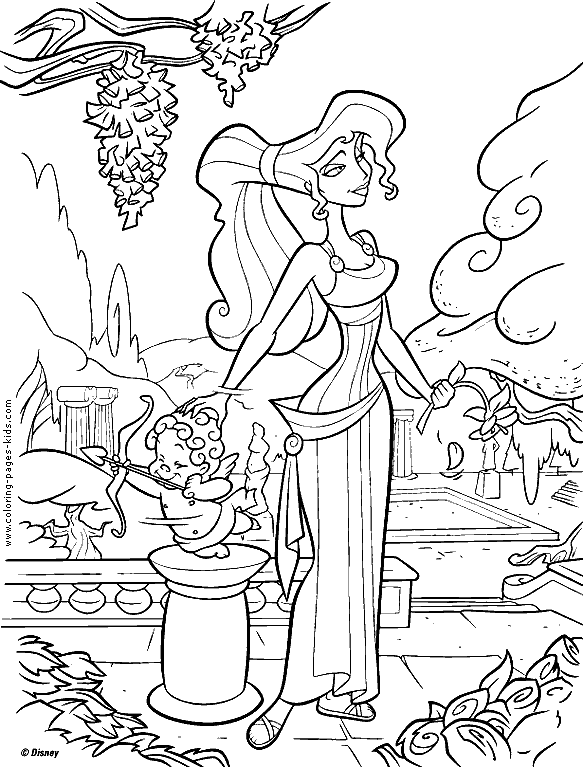 Hercules color page, disney coloring pages, color plate, coloring sheet,printable coloring picture