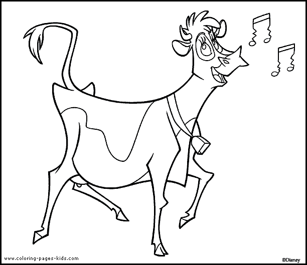 Home on the Range coloring pages - Coloring pages for kids - disney ...