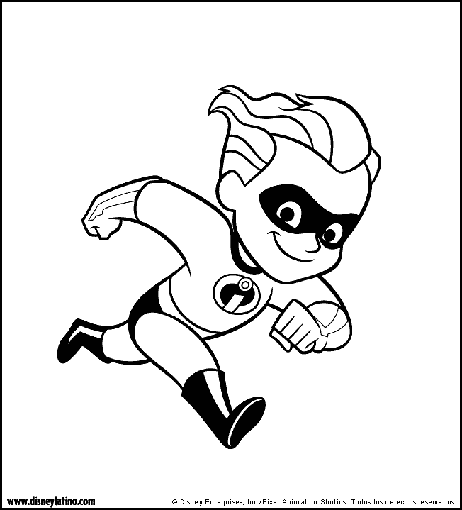 Download The Incredibles coloring pages - Coloring pages for kids!