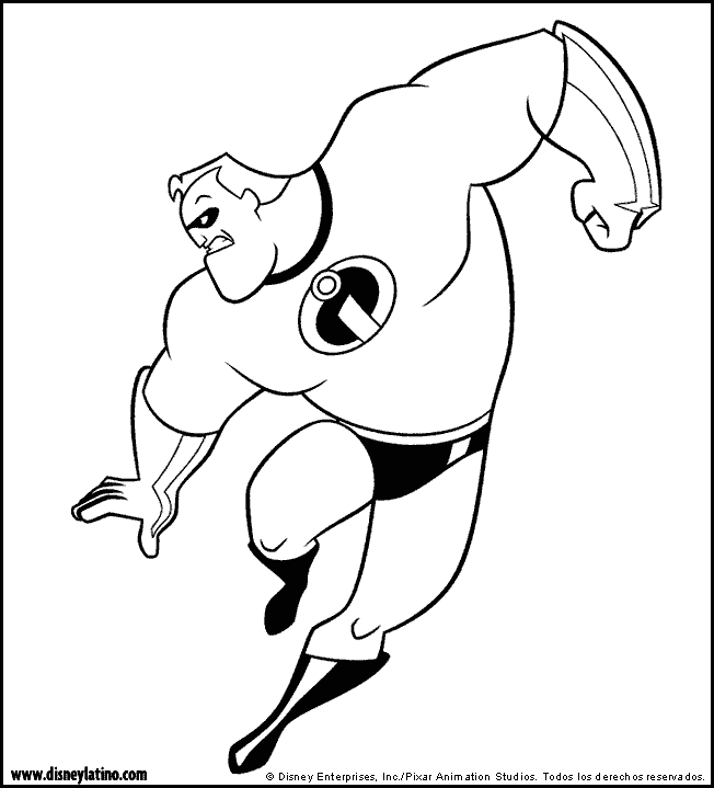 The Incredibles color page, disney coloring pages, color plate, coloring sheet,printable coloring picture