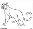 Bagheera Jungle Book coloring picture