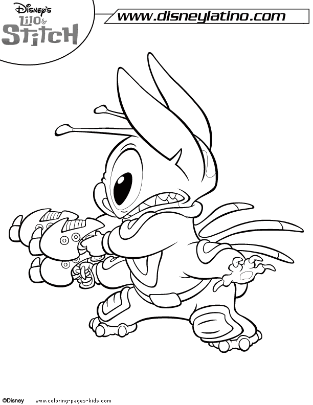 Lilo and Stitch coloring pages for children - Lilo and Stitch Kids Coloring  Pages