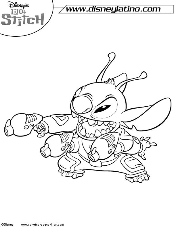 Lilo & Stitch coloring pages - Coloring pages for kids - disney