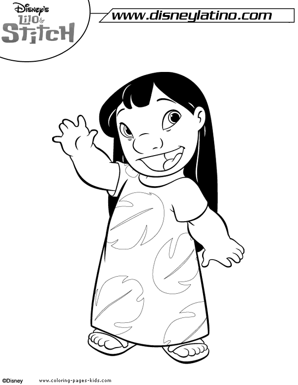 Lilo And Stitch Coloring Pages  Stitch coloring pages, Lilo and