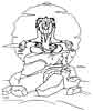 Lion King coloring page for kids