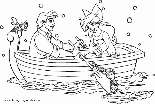 The Little Mermaid color page, disney coloring pages, color plate, coloring sheet,printable coloring picture