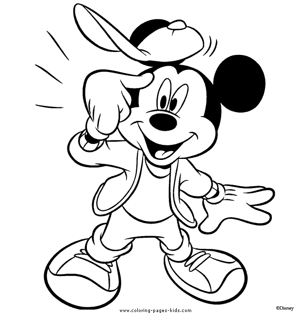 Mickey Mouse color page, disney coloring pages, color plate, coloring sheet,printable coloring picture