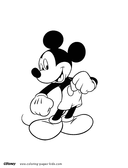 Mickey Mouse color page, disney coloring pages, color plate, coloring sheet,printable coloring picture