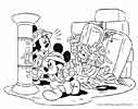 Mickey Mouse coloring plate