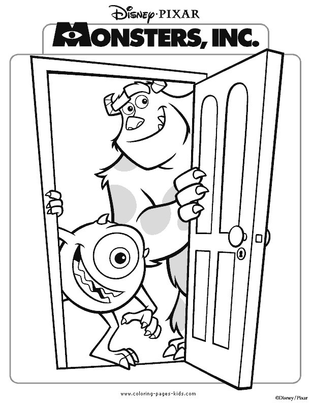 Monsters Inc Coloring Pages - Best Coloring Pages For Kids