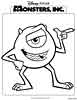 Mike, Monsters inc coloring pages