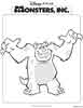 Monsters inc colouring pages