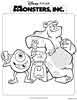 Monsters inc coloring sheet