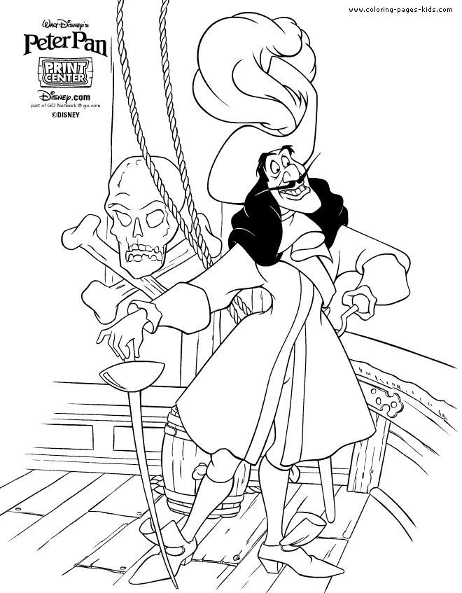 Peter Pan color page, disney coloring pages, color plate, coloring sheet,printable coloring picture