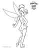 Tinkerbell coloring pages