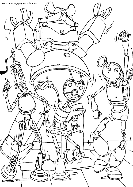 robot Robots color page, disney coloring pages, color plate, coloring sheet,printable coloring picture