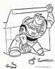 Buzz Lightyear Toy Story coloring sheet
