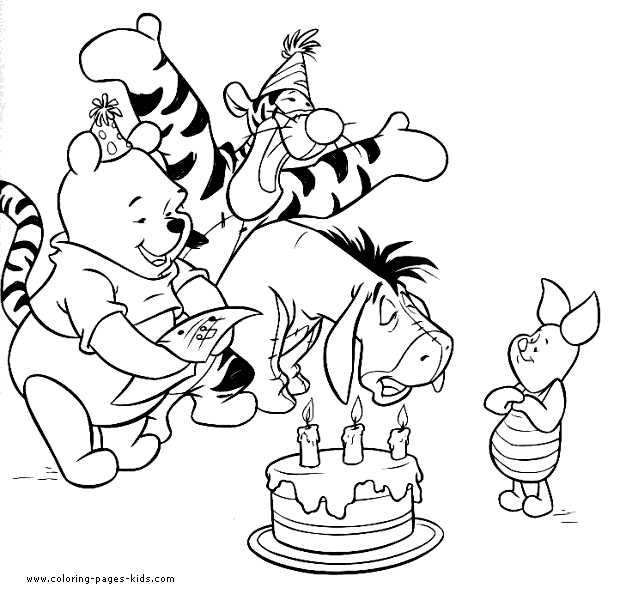 Winnie the Pooh color page, disney coloring pages, color plate, coloring sheet,printable coloring picture