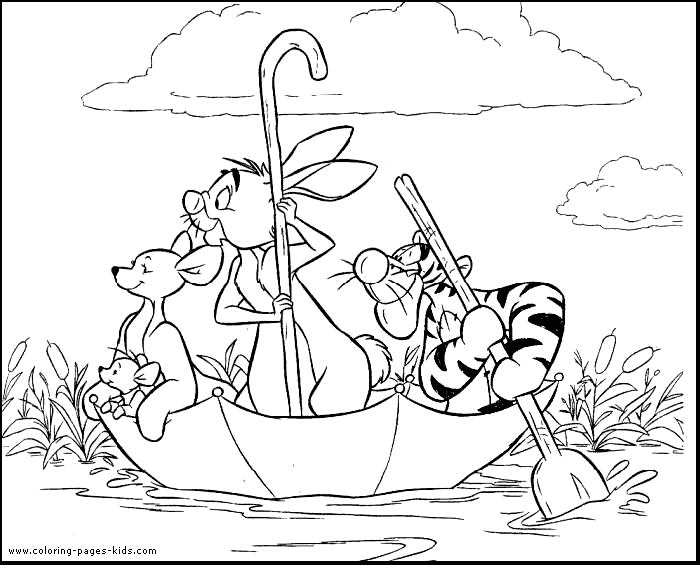 Winnie the Pooh color page, disney coloring pages, color plate, coloring sheet,printable coloring picture