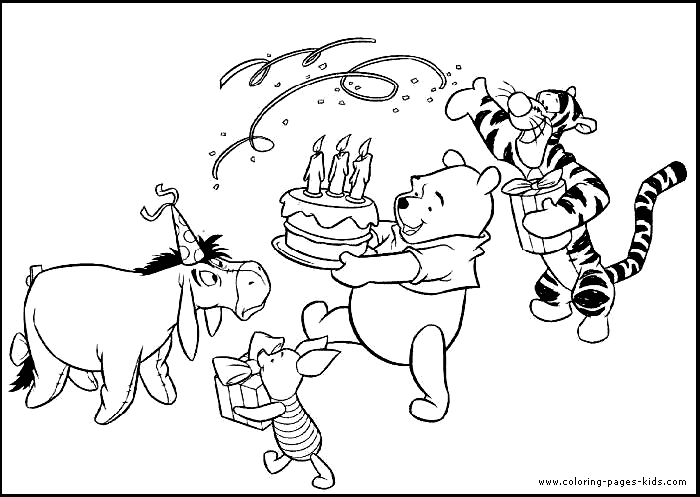 Winnie the Pooh color page, disney coloring pages, color plate, coloring sheet,printable coloring picture