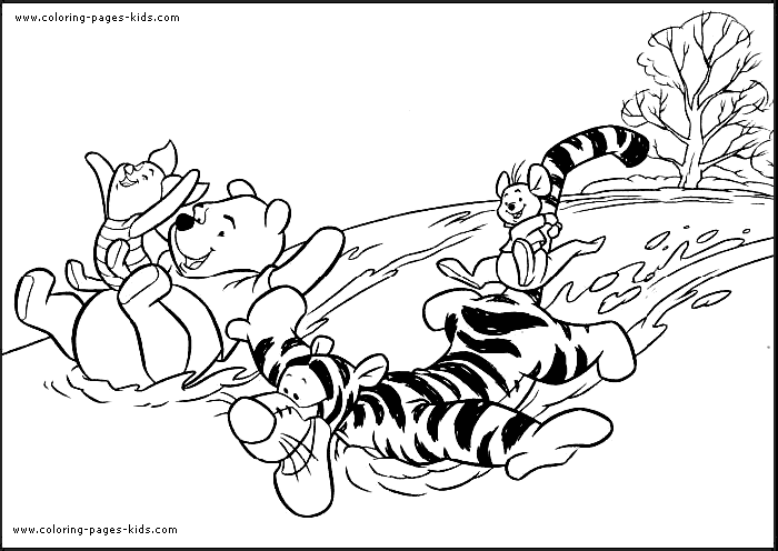 Winnie the Pooh color page, disney coloring pages, color plate, coloring sheet,printable coloring picture