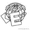 Educational toys alphabet letter coloring page for kids