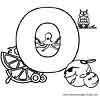 Educational toys alphabet letter coloring page