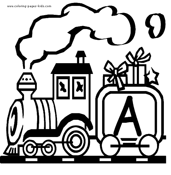 train letter alphabet color page, education school coloring pages, color plate, coloring sheet,printable coloring picture