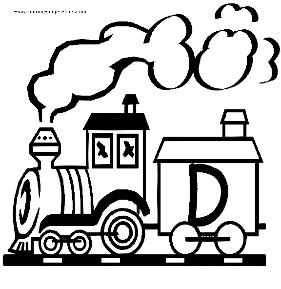 train letter alphabet color page, education school coloring pages, color plate, coloring sheet,printable coloring picture