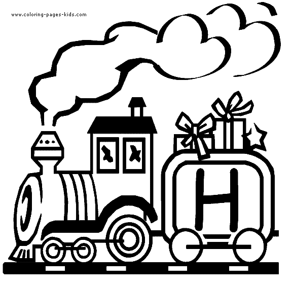 train letter alphabet color page, education school coloring pages, color plate, coloring sheet,printable coloring picture